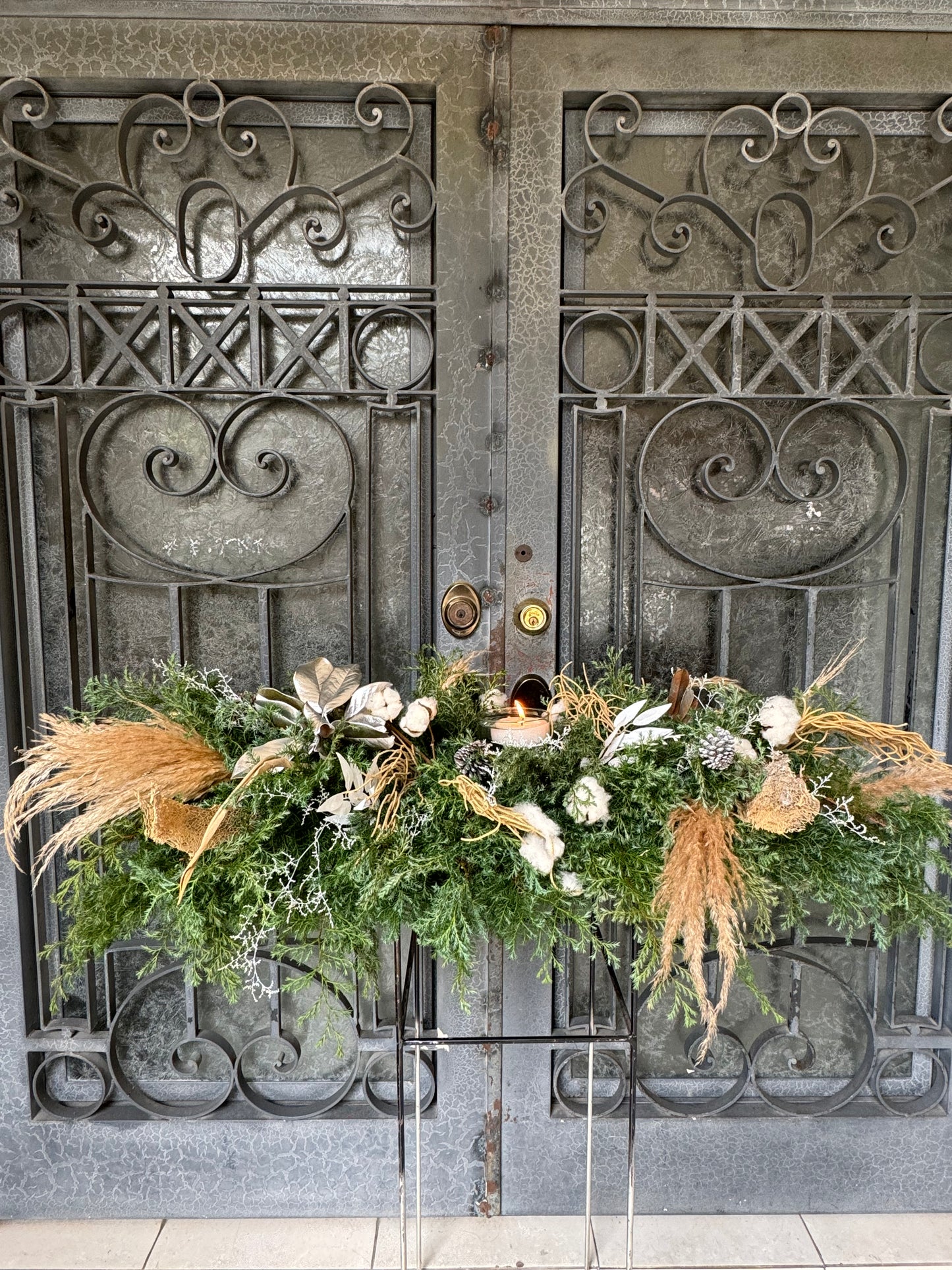 Centro de mesa White Christmas