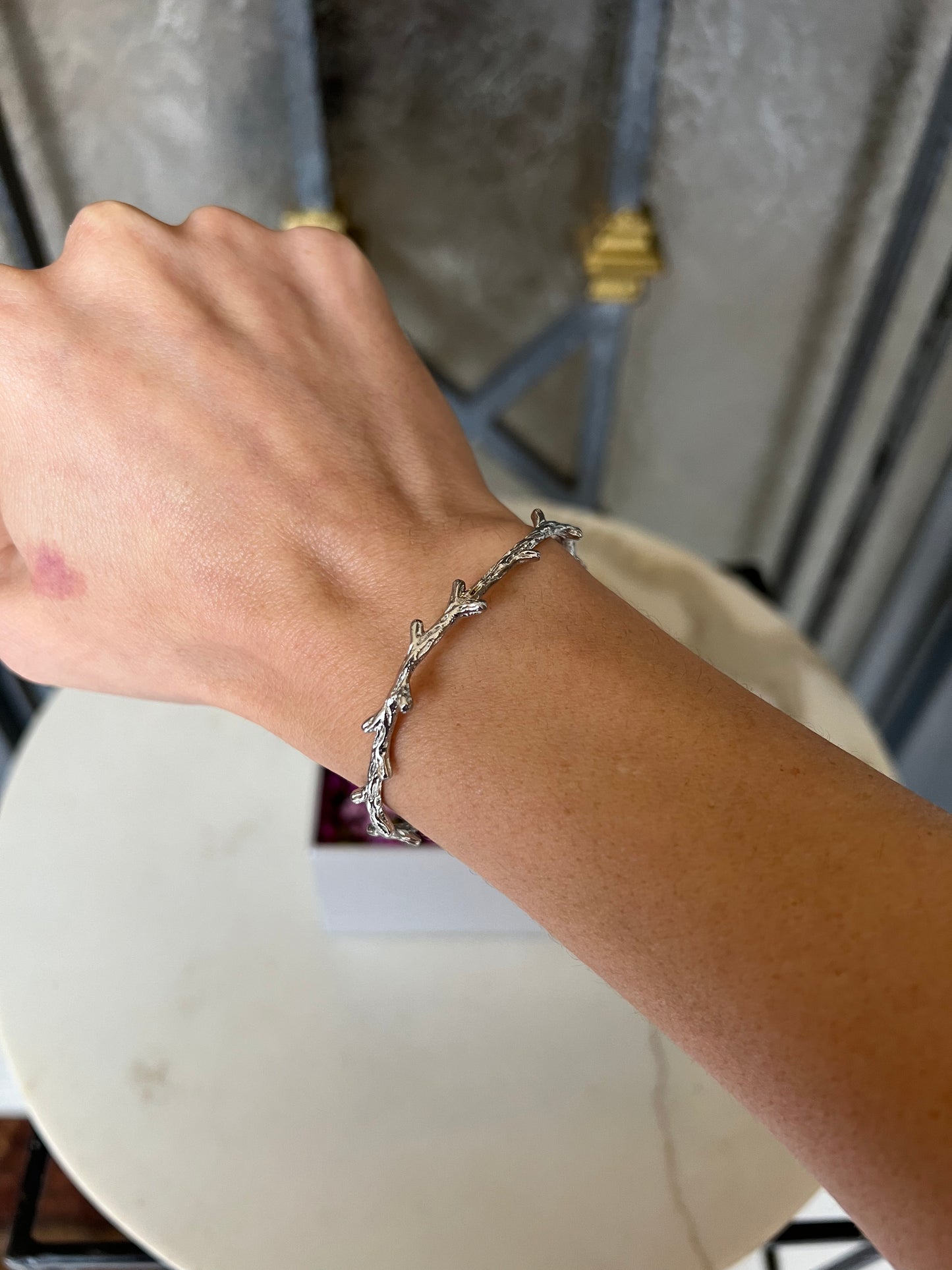 Brazalete Thornbush Miel Joyería by Cocoita