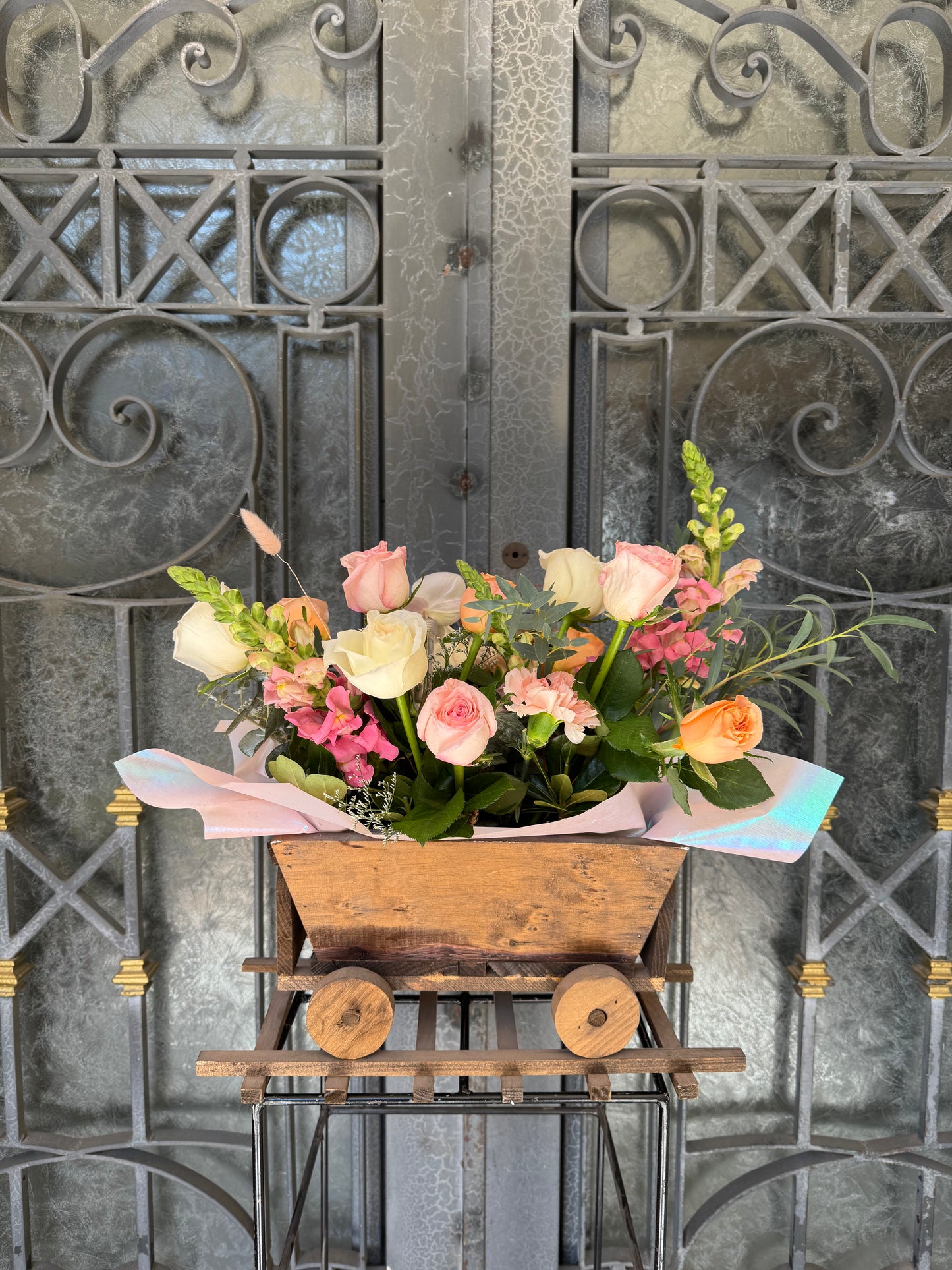 Vagón de Tren Floral