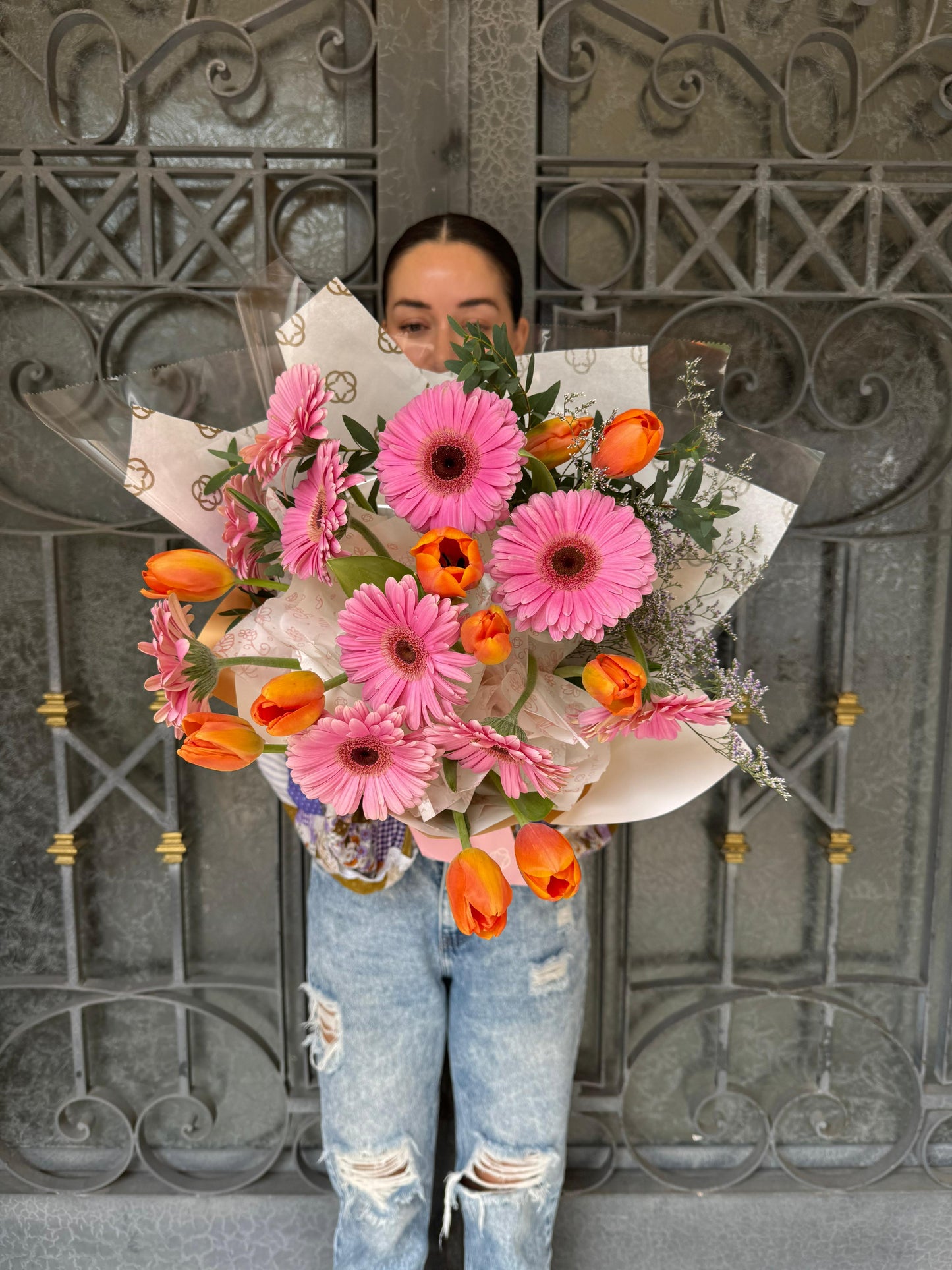 Ramo Gerbera-Tulipán