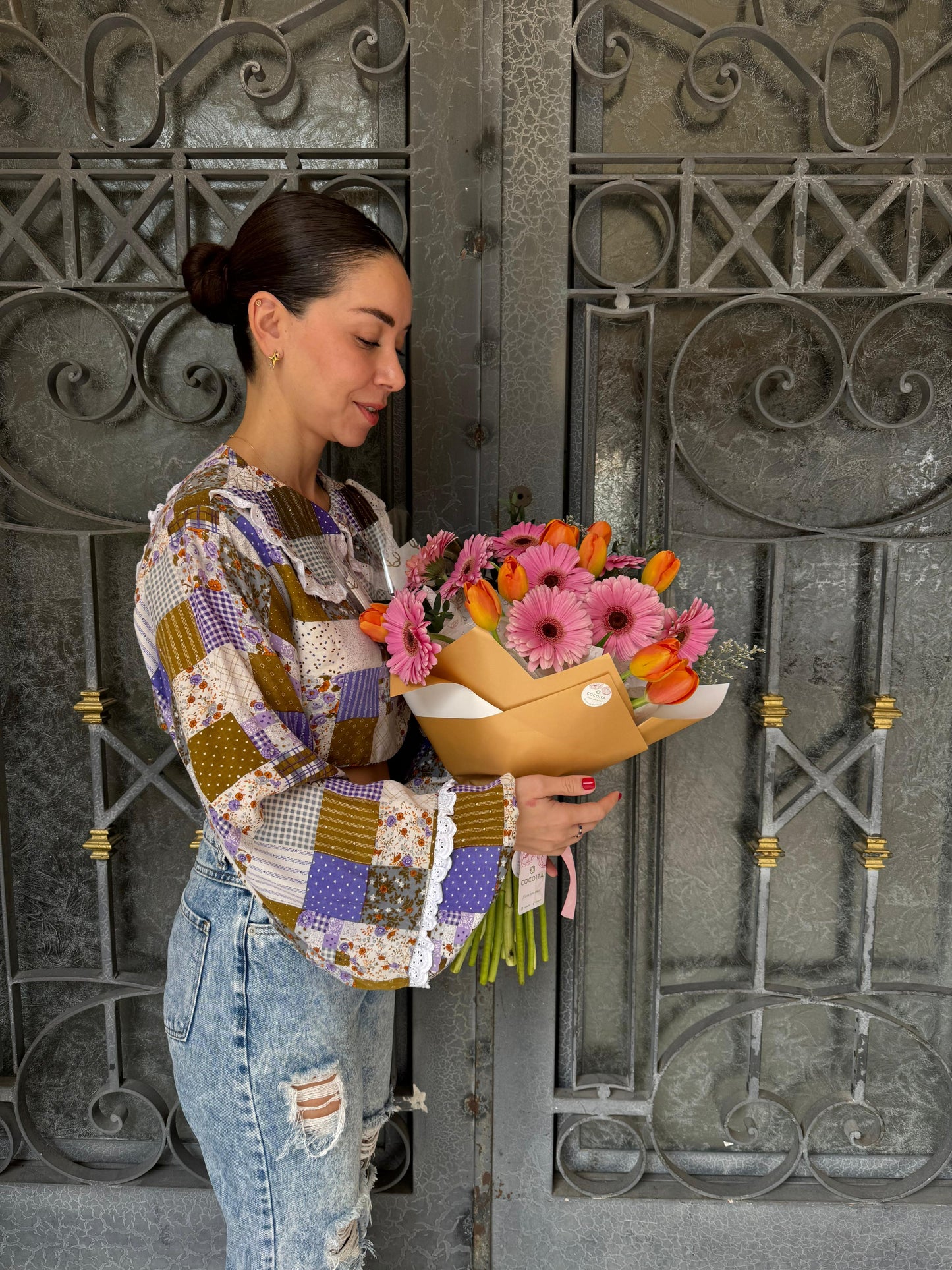 Ramo Gerbera-Tulipán